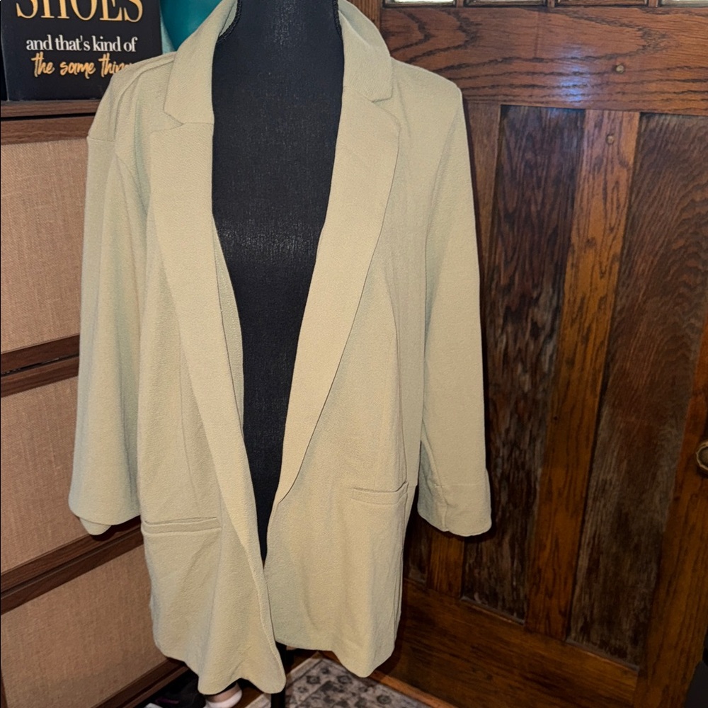 Women's light green Blazer Coat